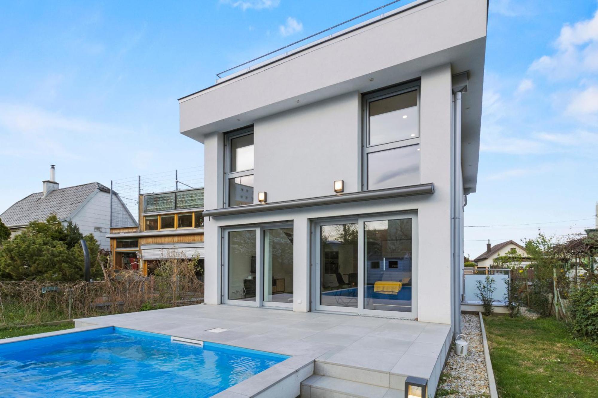Villa Jaeger Mit Pool In Wien Exterior foto