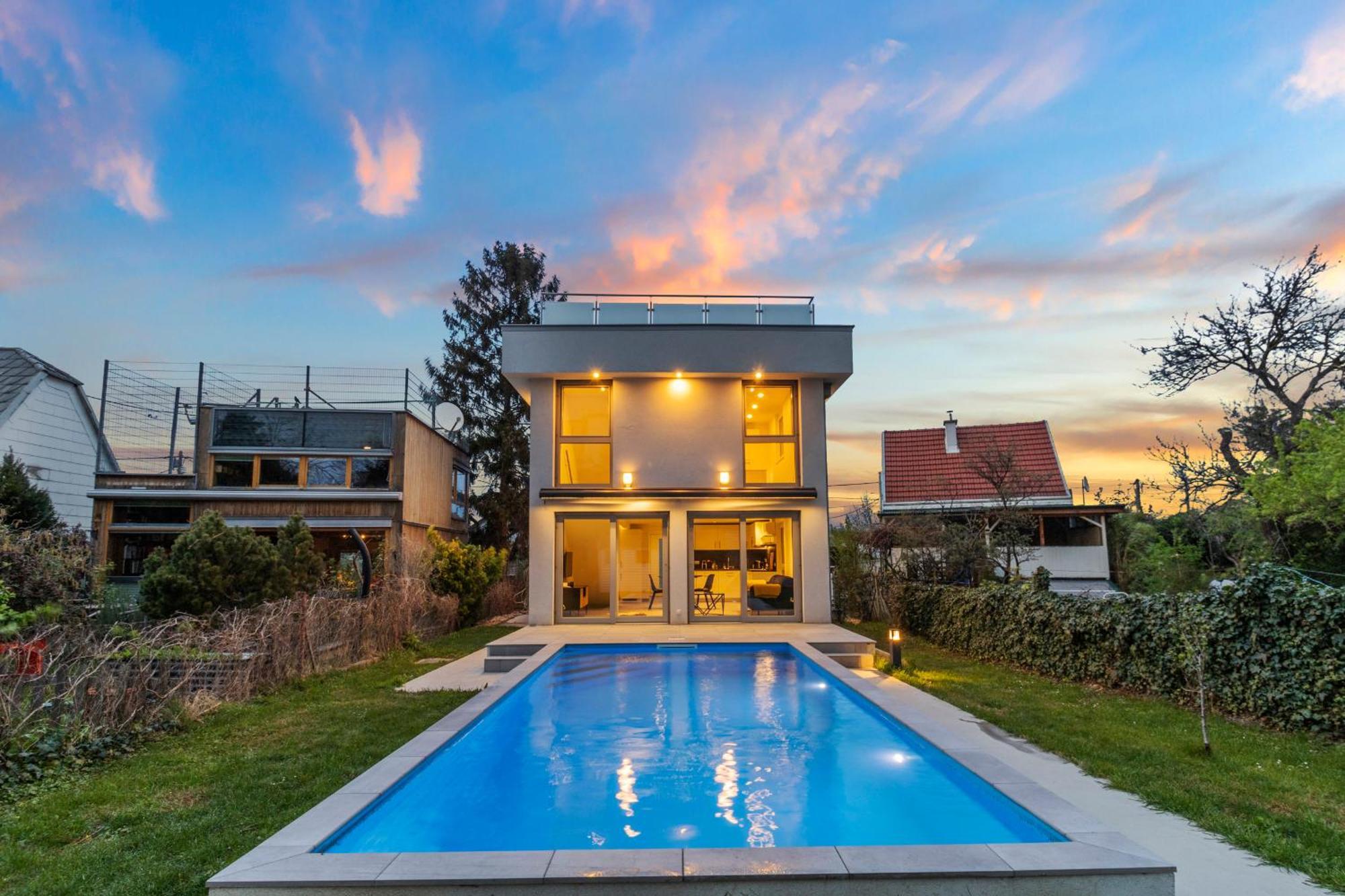 Villa Jaeger Mit Pool In Wien Exterior foto